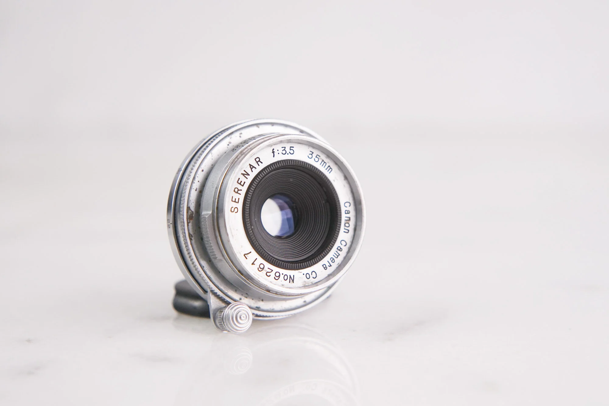 A0938 キャノン SERENAR 35mm F：3.5 ネジマウント MFレンズ 現状品